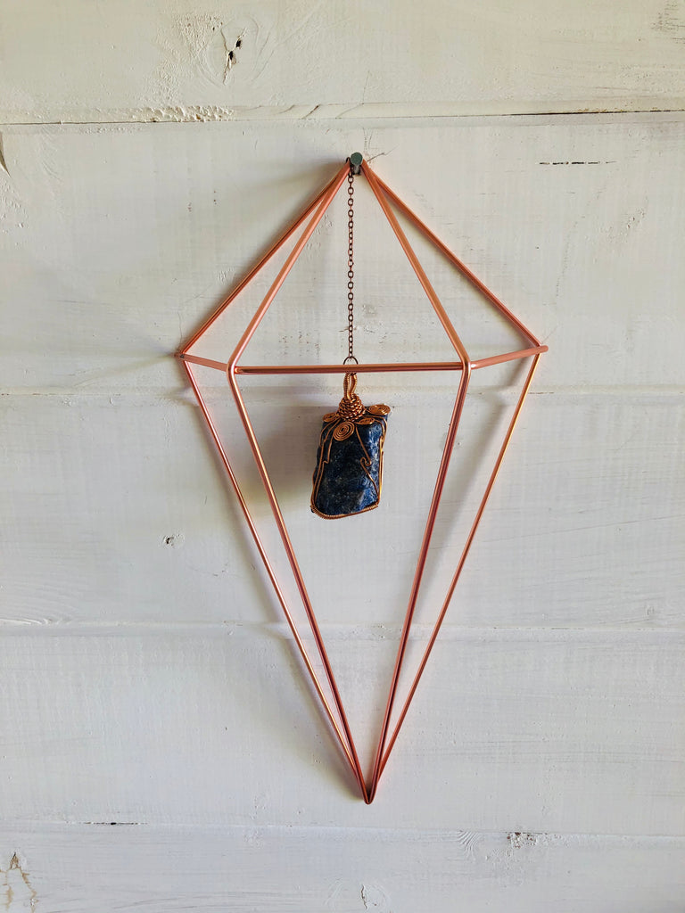 Crystal Protection Wall Hanging Lapis Lazuli
