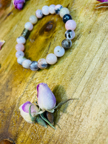 Simply Crystal Pink Opal Bracelet