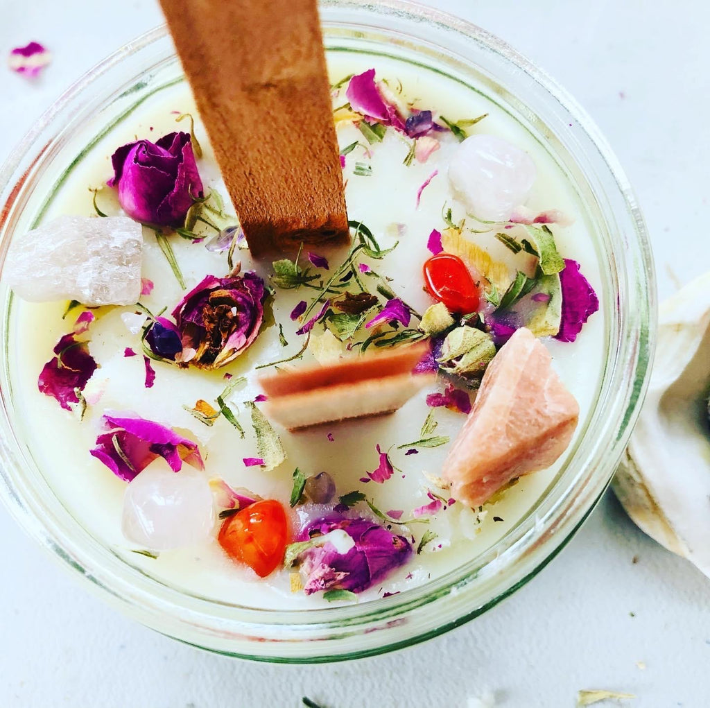 Feel Unconditional Love New Moon intention Candle