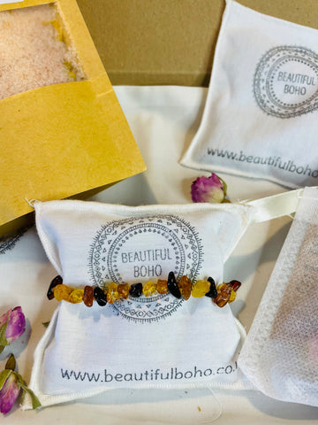 Mother and baby teething relief gift set