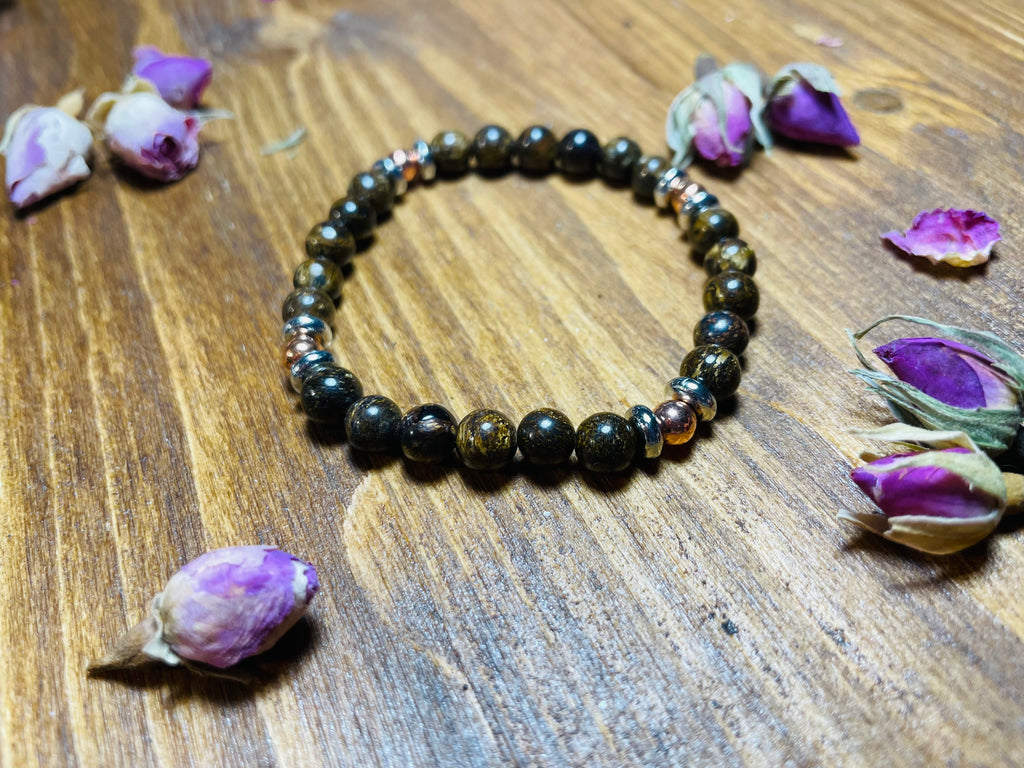 Bronzite & Copper Healing Bracelet