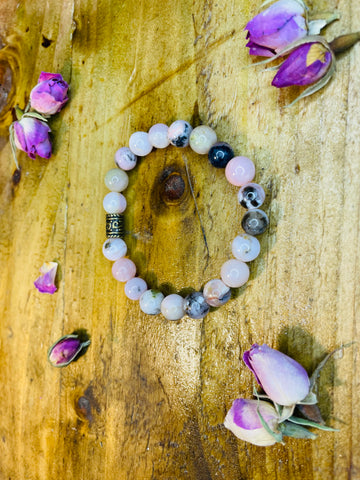 Simply Crystal Pink Opal Bracelet