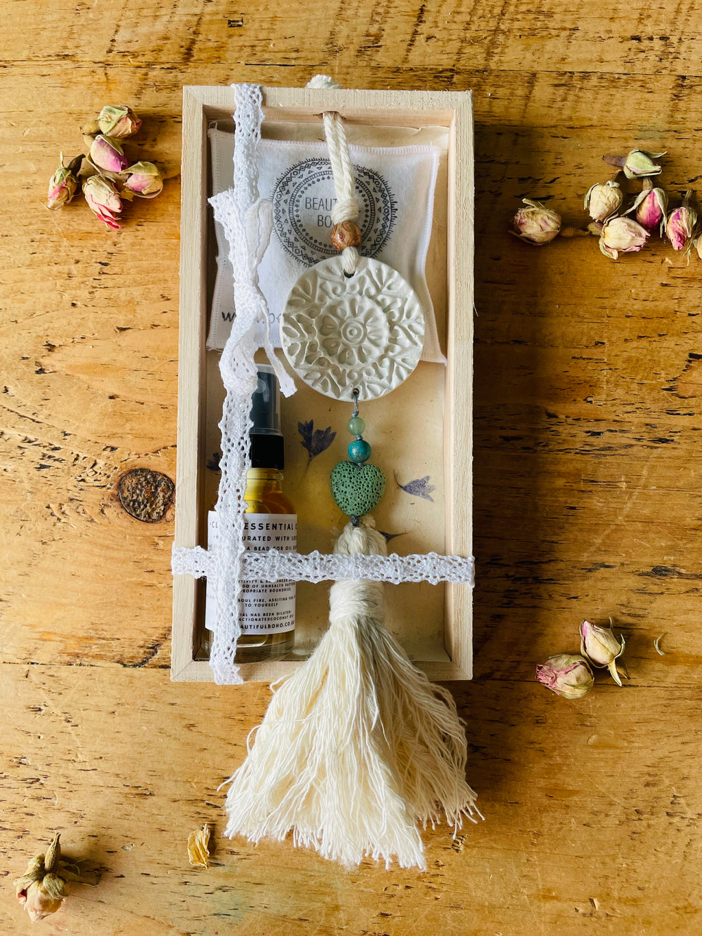 Beautiful Boho Scented Mandala Crystal Decoration