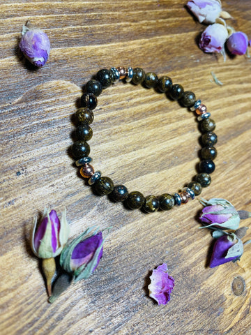 Bronzite & Copper Healing Bracelet