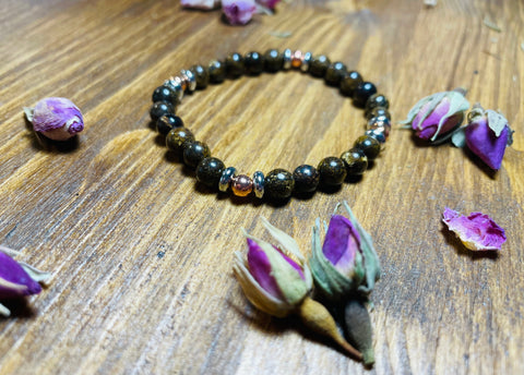 Bronzite & Copper Healing Bracelet