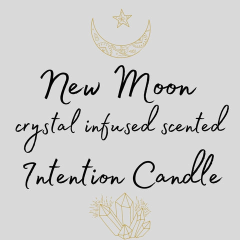 Feel Unconditional Love New Moon intention Candle