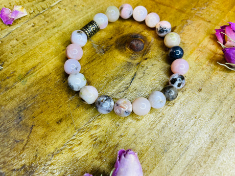 Simply Crystal Pink Opal Bracelet