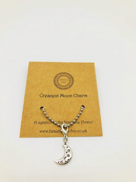 Wicca Crescent Moon charm