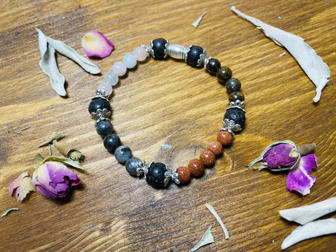 Shredding, releasing, reflecting & letting go - Scented Bracelet
