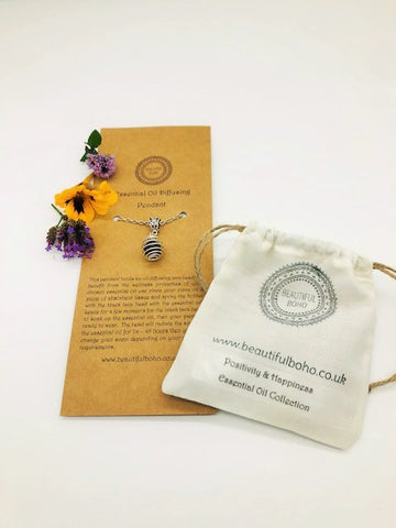 Essential Oil Diffusing Pendant