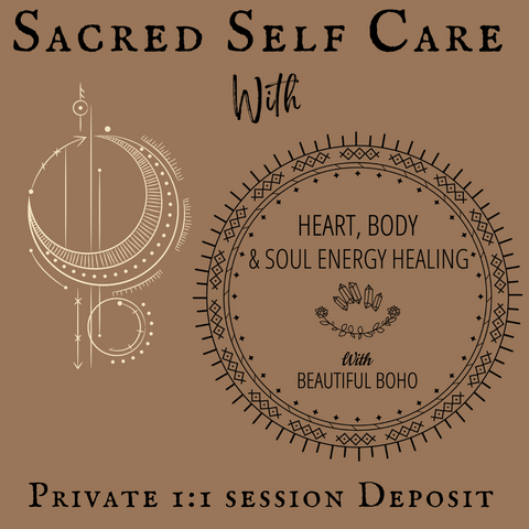 Sacred Self Care Session Deposit