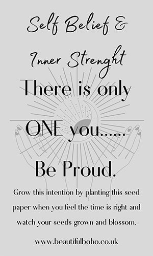 Children's Seed Paper Affirmation Card - Self Belief & Inner Strength