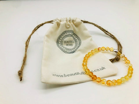 Imbolc Ceremony Citrine Simply Crystal Positi & Happiness Bracelet