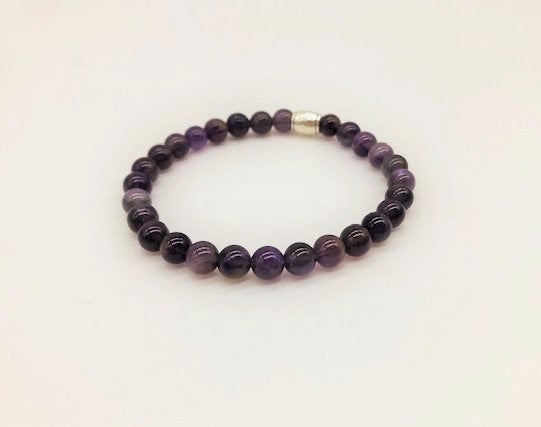 Amethyst Simply Crystal Creativity, Effective Meditation & Spiritual Awareness Small Bead Bracelet