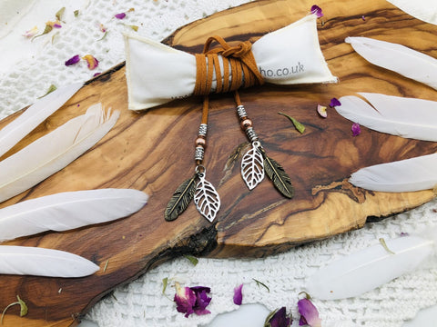 Native American Faux Suede hair ties