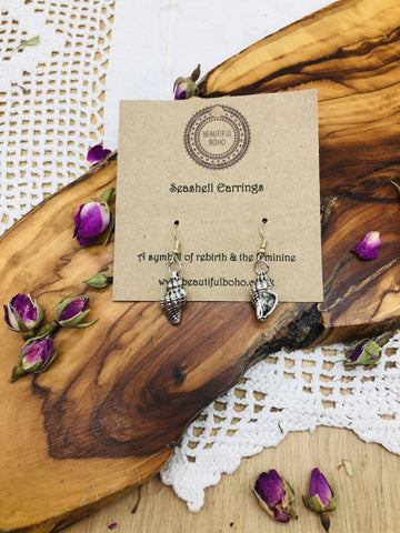 Seashell earrings