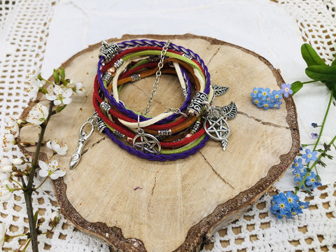 The Goddess & Green Man unity Wrap Jewellery