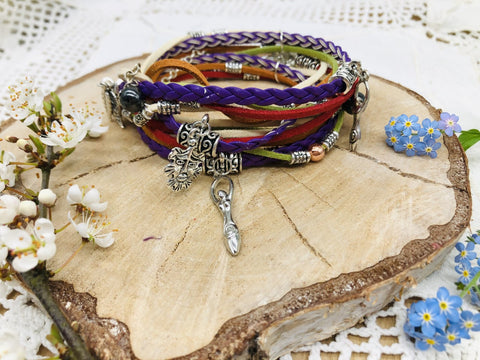 The Goddess & Green Man unity Wrap Jewellery