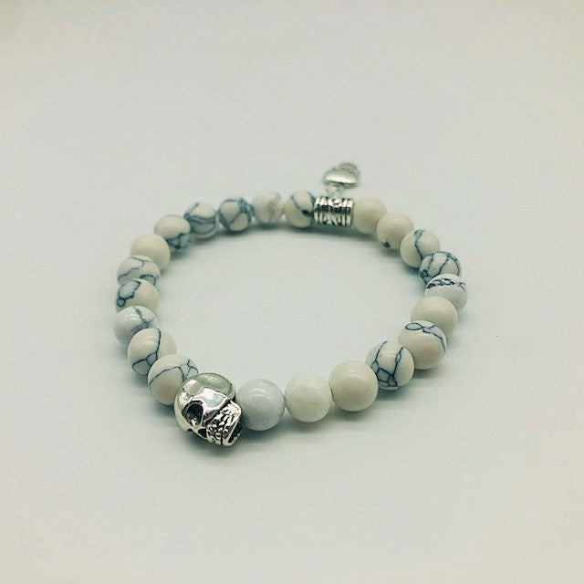 Wicca Howlite Stress Relief Spell casting Bracelet