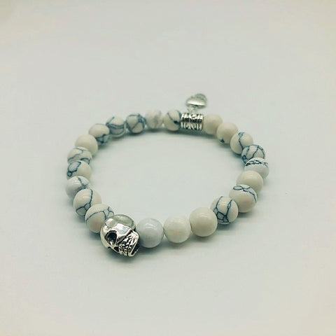 Wicca Howlite Stress Relief Spell casting Bracelet