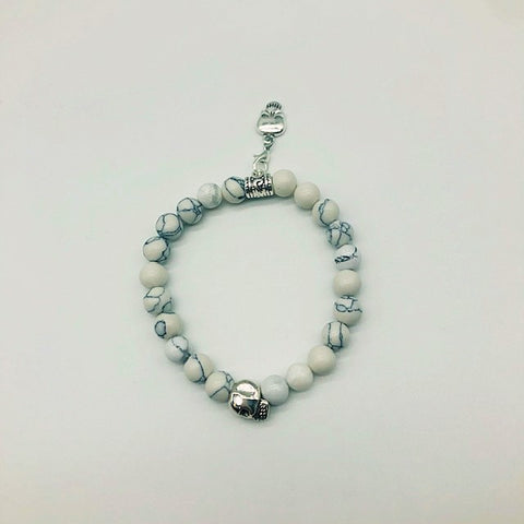 Wicca Howlite Stress Relief Spell casting Bracelet