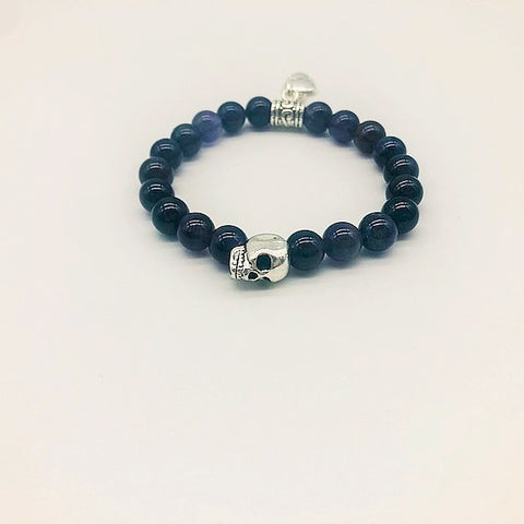 Wicca Amethyst Sleep Well Spell casting Bracelet