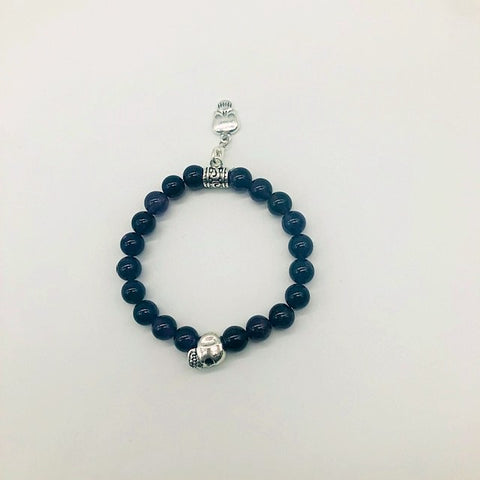 Wicca Amethyst Sleep Well Spell casting Bracelet