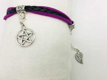 Wicca Simple Pentagram Bracelet