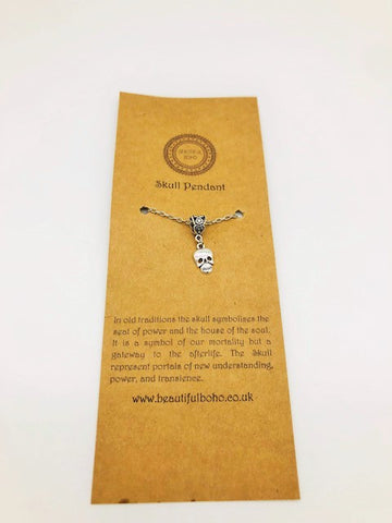 Wicca Skull Pendant
