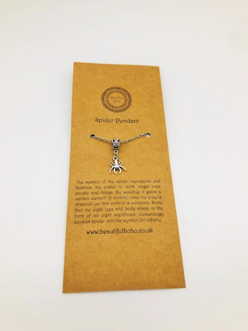 Wicca Spider Pendant