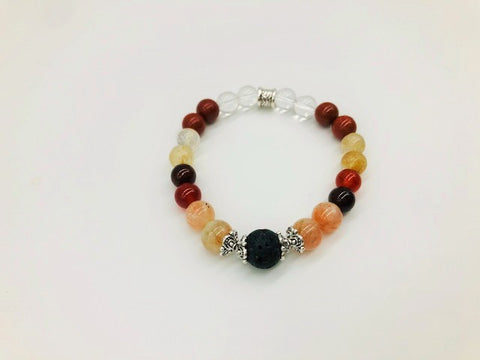 Litha Solstice Scented Crystal Bracelet