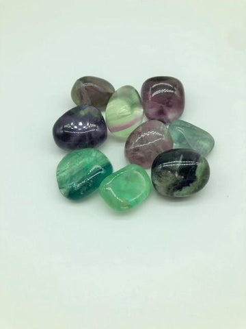 Fluorite Crystal with Physical & Emotional Wellness Essential oil Collection