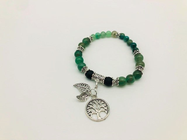 Green Aventurine Wealth, Health & Prosperity Aroma Holistic Healing Bracelet