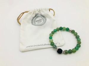 Green Aventurine Wealth, Health & Prosperity Large Bead Simply Crystal Aroma Holistic Healing