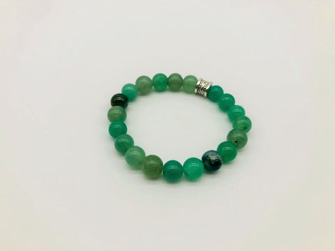 Green Aventurine Simply Crystal Large Bead Bracelet