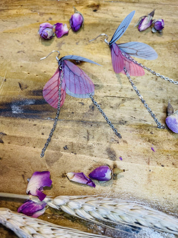 Lammas Celebration Butterfly Fairy Earrings