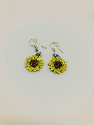 Lammas Celebration Sunflower Earrings