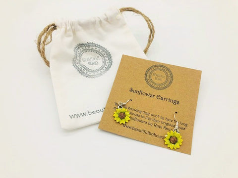 Sunflower Earrings