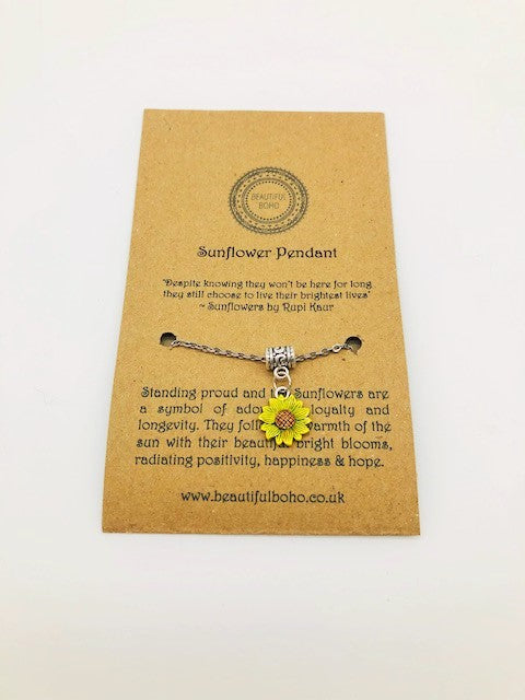 Lammas Sunflower Pendant