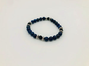 Third Eye Chakra Balancing Lapis Lazuli Aroma Holistic Healing Bracelet