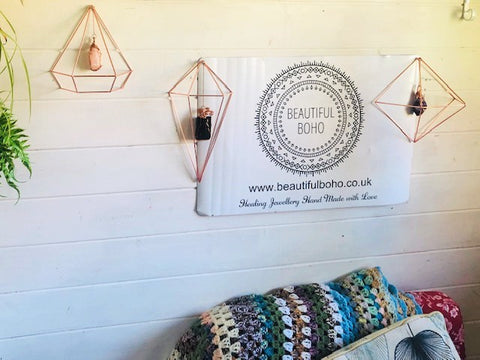 Creativity & Spiritual Awareness Amethyst Crystal Wall Hanging