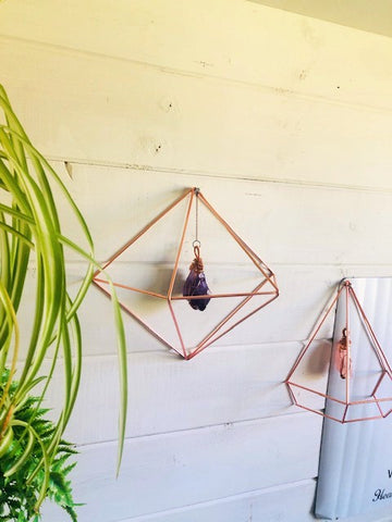 Creativity & Spiritual Awareness Amethyst Crystal Wall Hanging