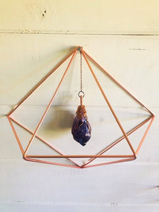 Creativity & Spiritual Awareness Amethyst Crystal Wall Hanging