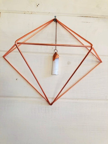 Creativity & Spiritual Awareness Selenite Crystal Wall Hanging