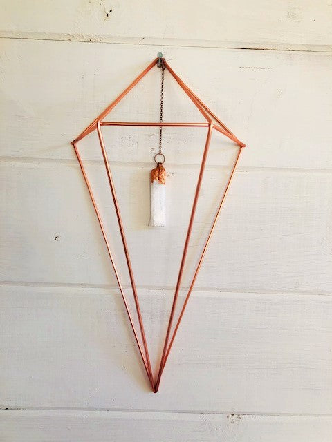 Creativity & Spiritual Awareness Selenite Crystal Wall Hanging