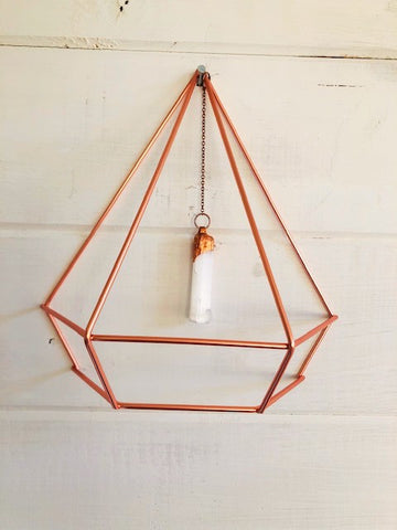 Creativity & Spiritual Awareness Selenite Crystal Wall Hanging