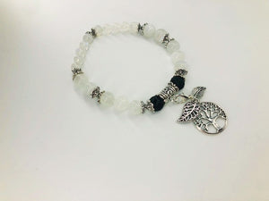 White Moonstone Calming & Balancing Aroma Jewellery