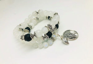 White Moonstone Calming & Balancing Aroma Jewellery